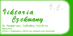 viktoria czekmany business card